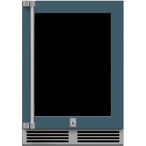 Hestan Outdoor Refrigerator 24" Lock Dual Zone Right Hinged