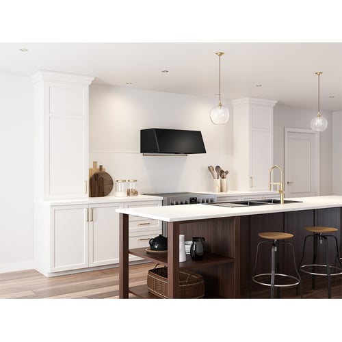 Zephyr Mesa Wall Hood 48" BODY ONLY Black