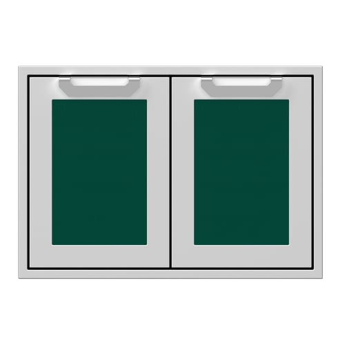 Hestan 30" Double Access Door Recessed Marquise Accented Panels S
