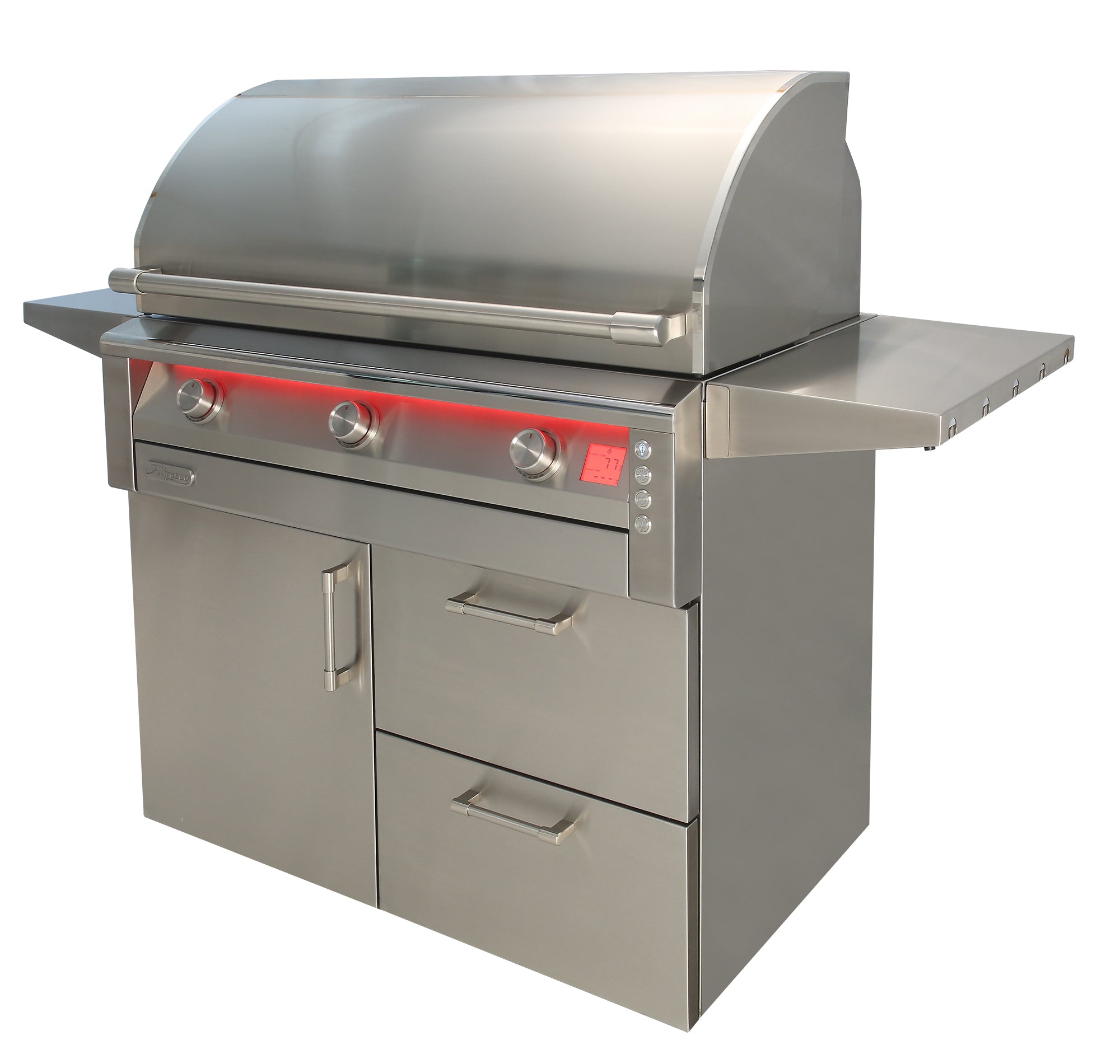 Alfresco 42-Inch AIPG Intelligent Propane Gas Grill On Cart