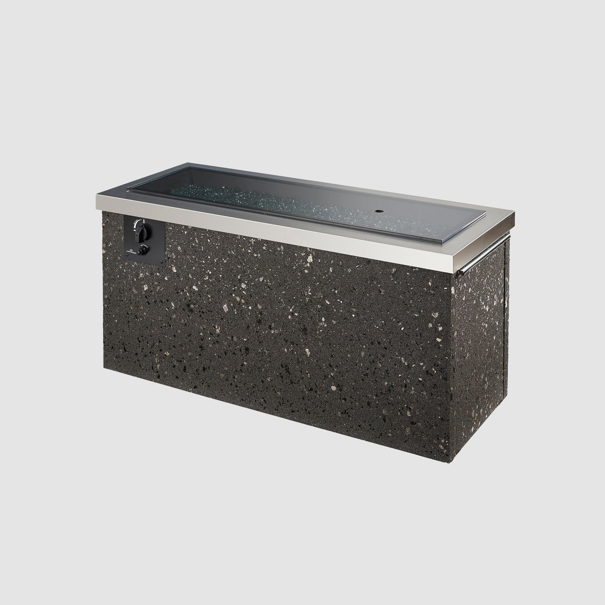 Outdoor GreatRoom Key Largo Linear Gas Fire Pit Table