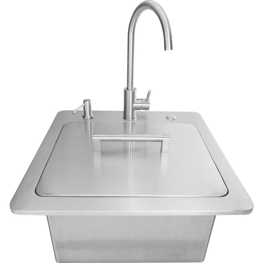 Coyote 21" Sink & Faucet, Drain, Soap Dispenser