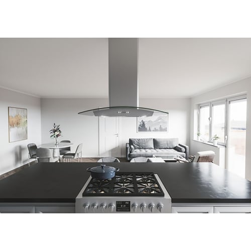 Zephyr Milano Connect Island Hood 42" LED AC