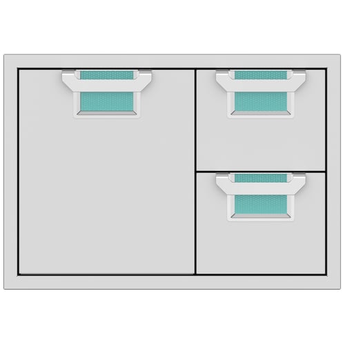 Hestan ASPIRE Double Drawer and Storage Door Combination 30"