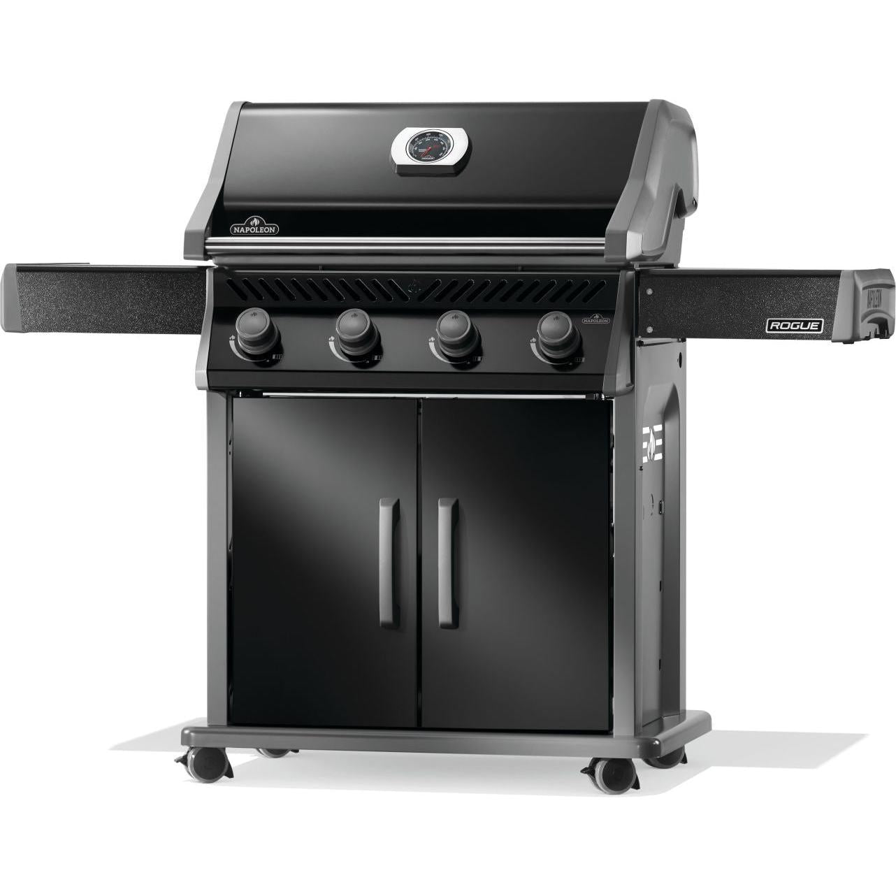 Napoleon Rogue® 525 Propane Gas Grill, Black, Stainless Steel Grids
