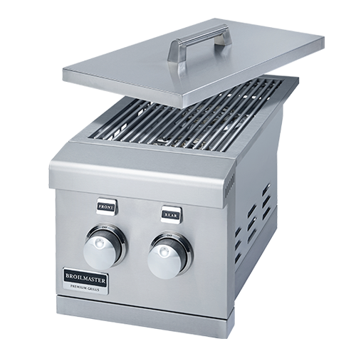 Broilmaster Side Burner - Double, 12-in., Slide-in