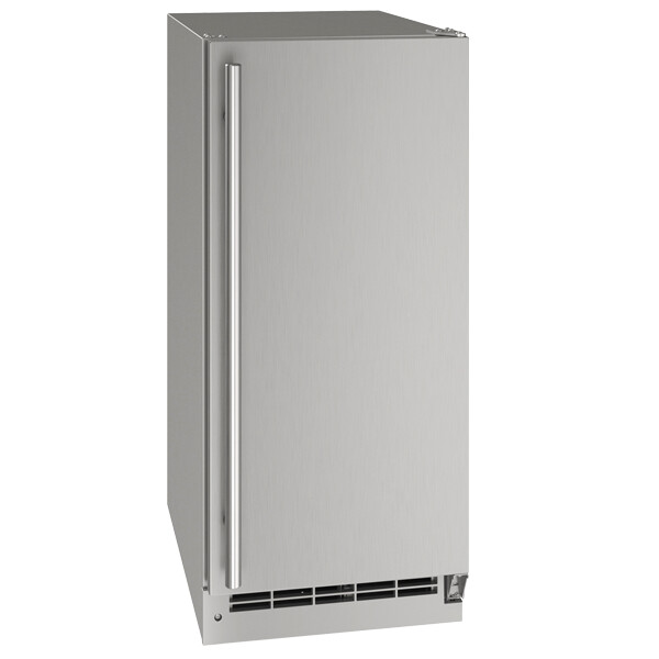 U-Line® Outdoor 15" Stainless Solid Ice Maker