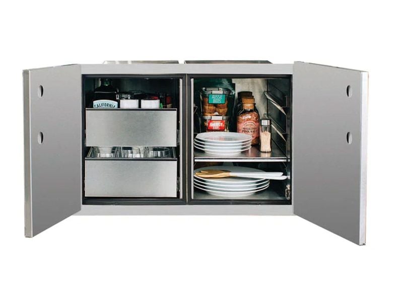 TrueFlame 36" Door Panel - Drawer Combo