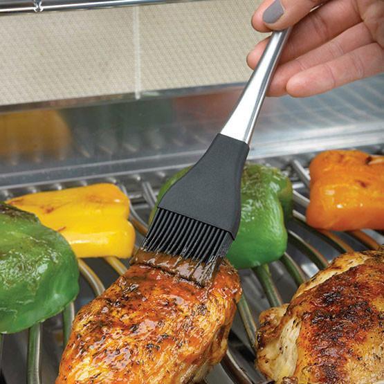 PRO Silicone Basting Brush with Stainless Steel Handle