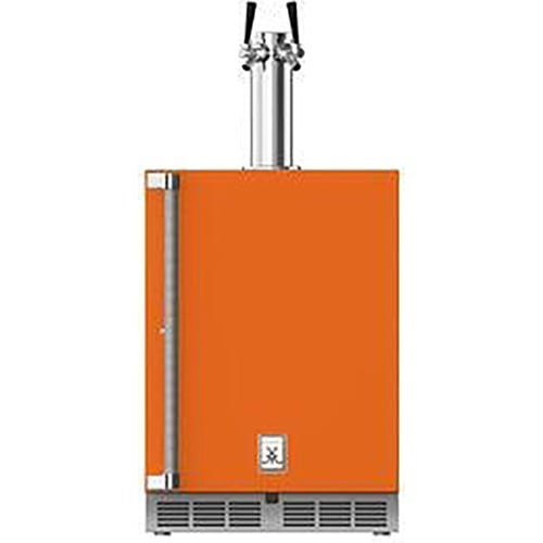 Hestan 24" Double Faucet Beer Dispenser Solid Door & Lock Right