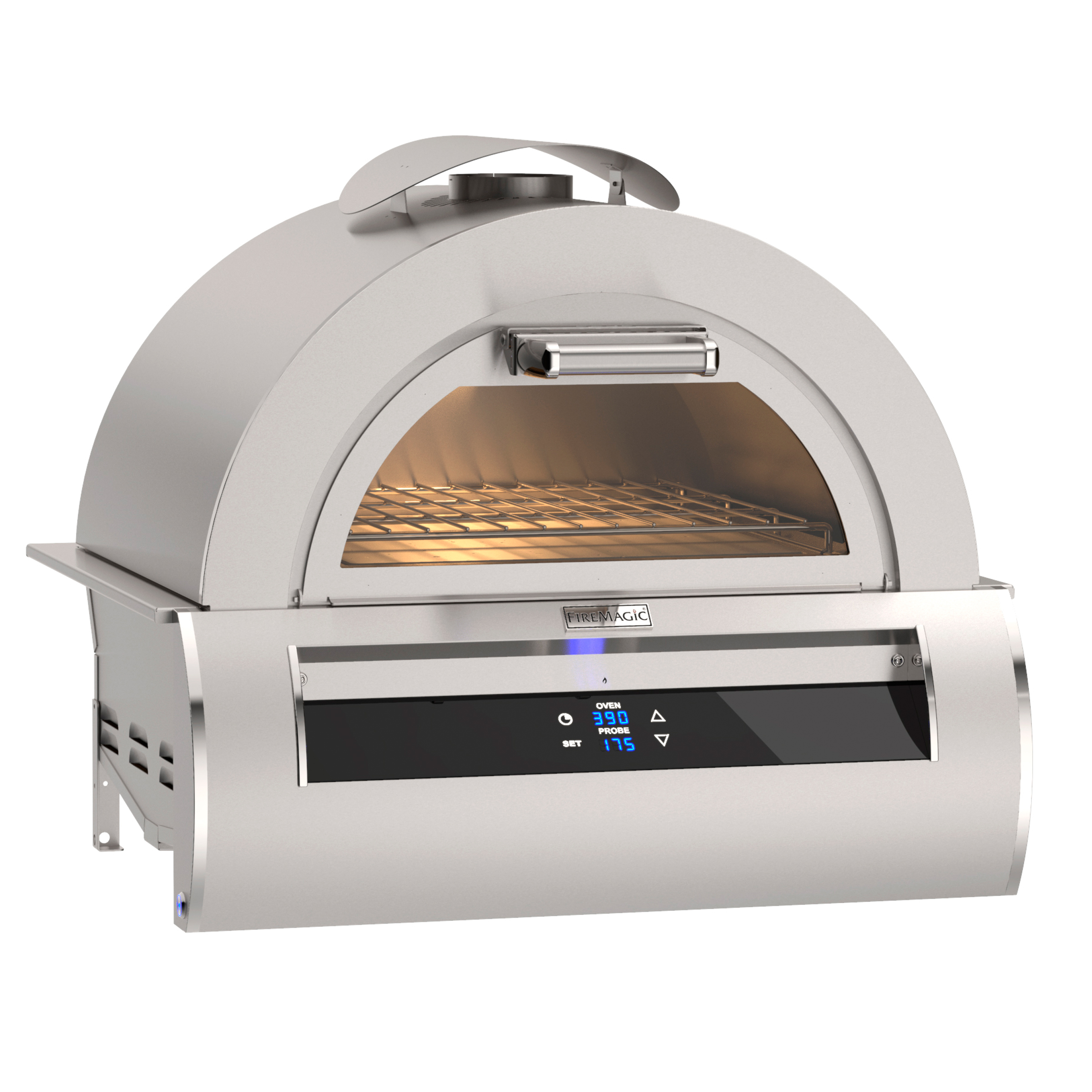 Fire Magic Echelon Black Glass Pizza Oven