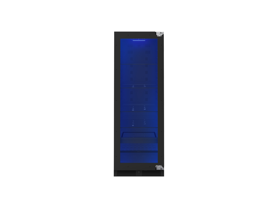 Zephyr Beverage 24" full size panel ready+ glass reversible 1 z