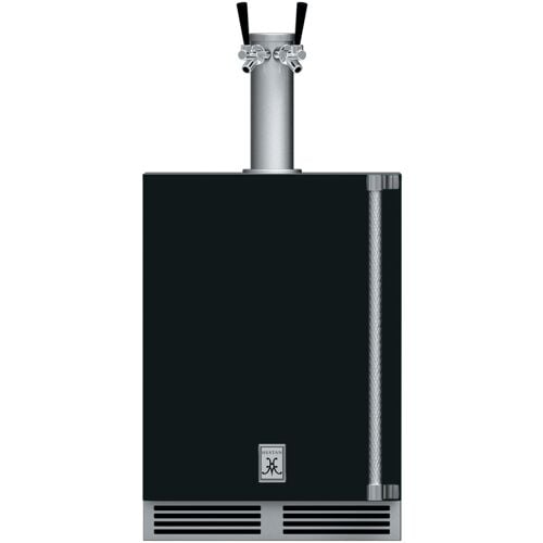 Hestan 24" Double Faucet Beer Dispenser Solid Door & Lock Left H