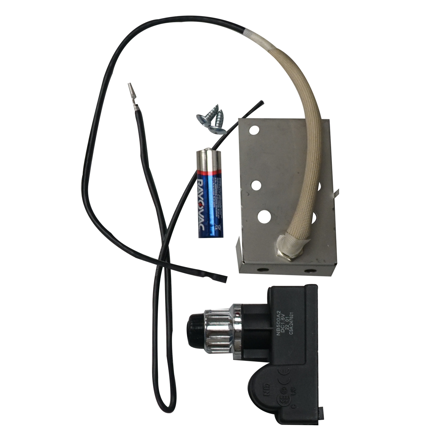 Broilmaster Electronic Ignitor Kit (collector Box Mounts to Burner) fits P3X, P4X, H4X and Older grills with updated burner