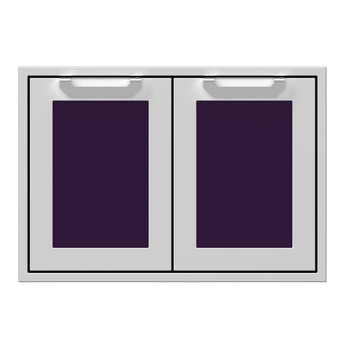 Hestan 30" Double Storage Doors Recessed Marquise Accented Panels