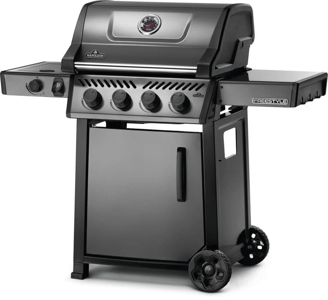 Freestyle 425 LP Gas Grill with Range Side Burner, Graphite Grey