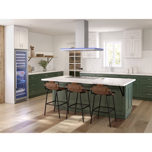 Zephyr Luce Island Hood 90cm LED 600 CFM ACT