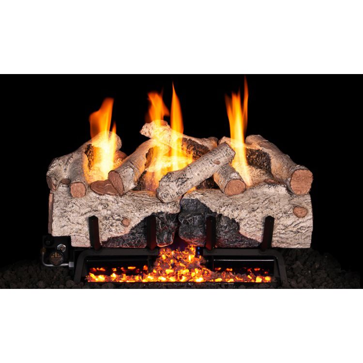 Real Fyre 24" Charred Alpine Birch Log Set