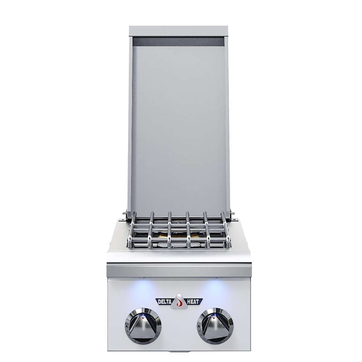 12" Delta Heat Double Side Burner, White Control P