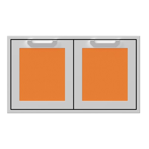 Hestan 36" Double Access Door Recessed Marquise Accented Panels S