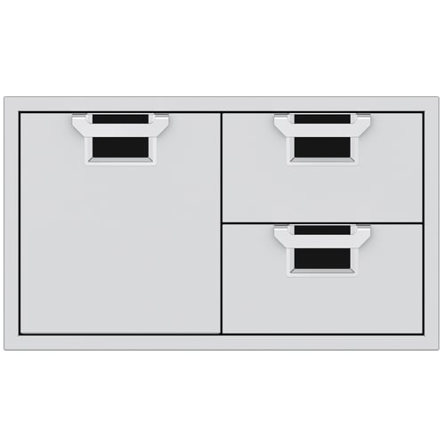 Hestan ASPIRE Double Drawer and Storage Door Combination 36"