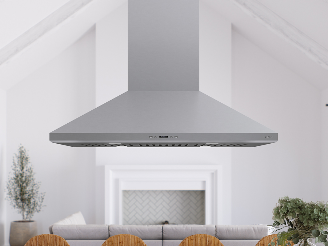 Zephyr Siena Pro Island 42" SS LED ACT