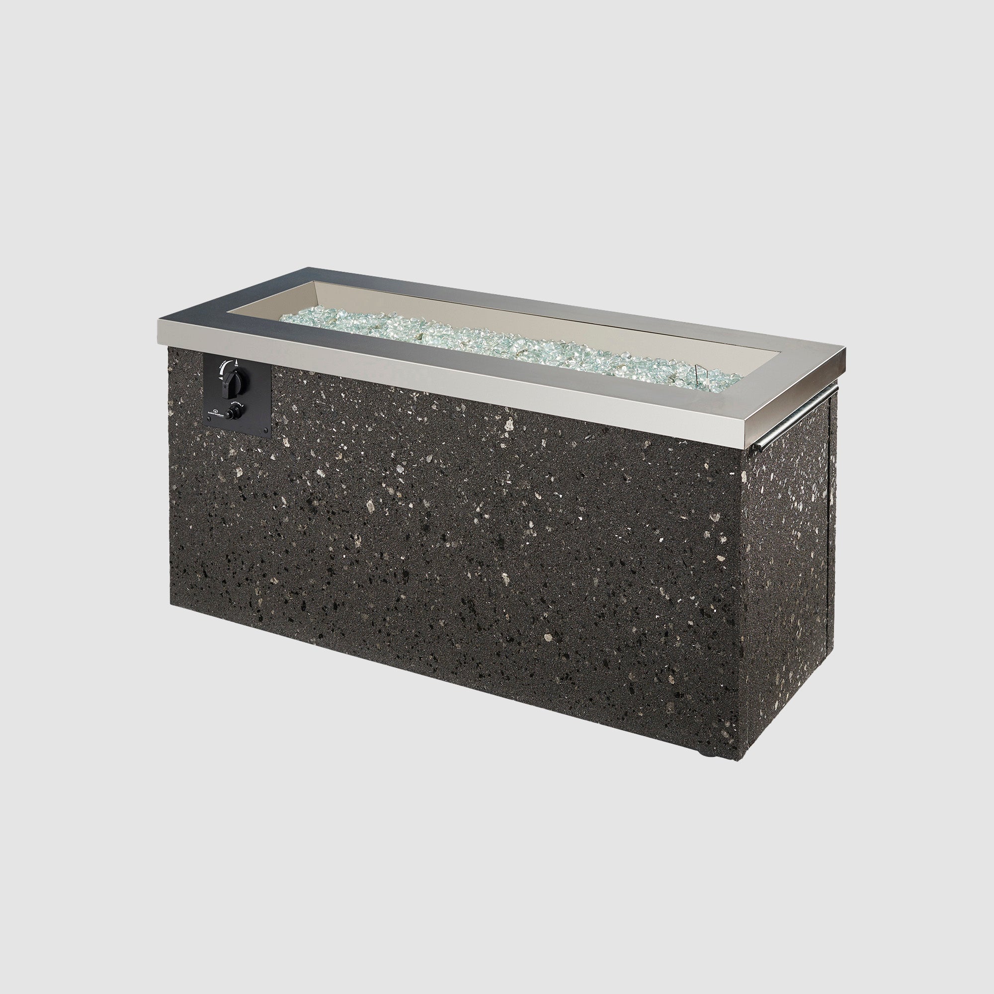 Outdoor GreatRoom Key Largo Linear Gas Fire Pit Table