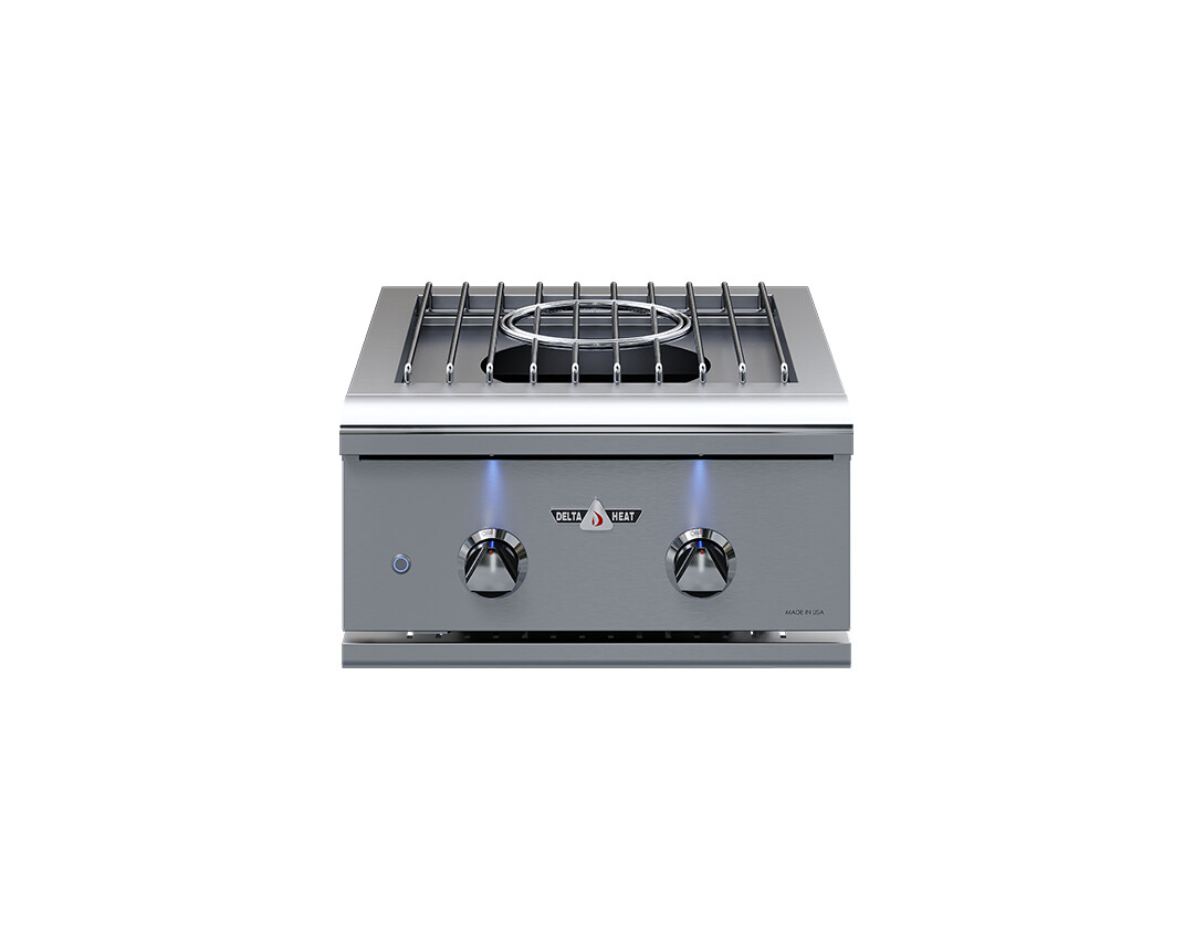 Delta Heat 22" Delta Heat Power Burner, Black Control Panel (