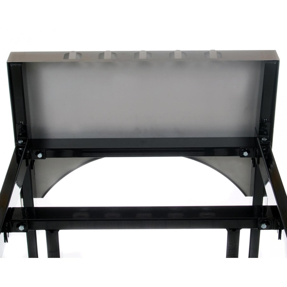 Cart Base w Basket and SS Side Shelves