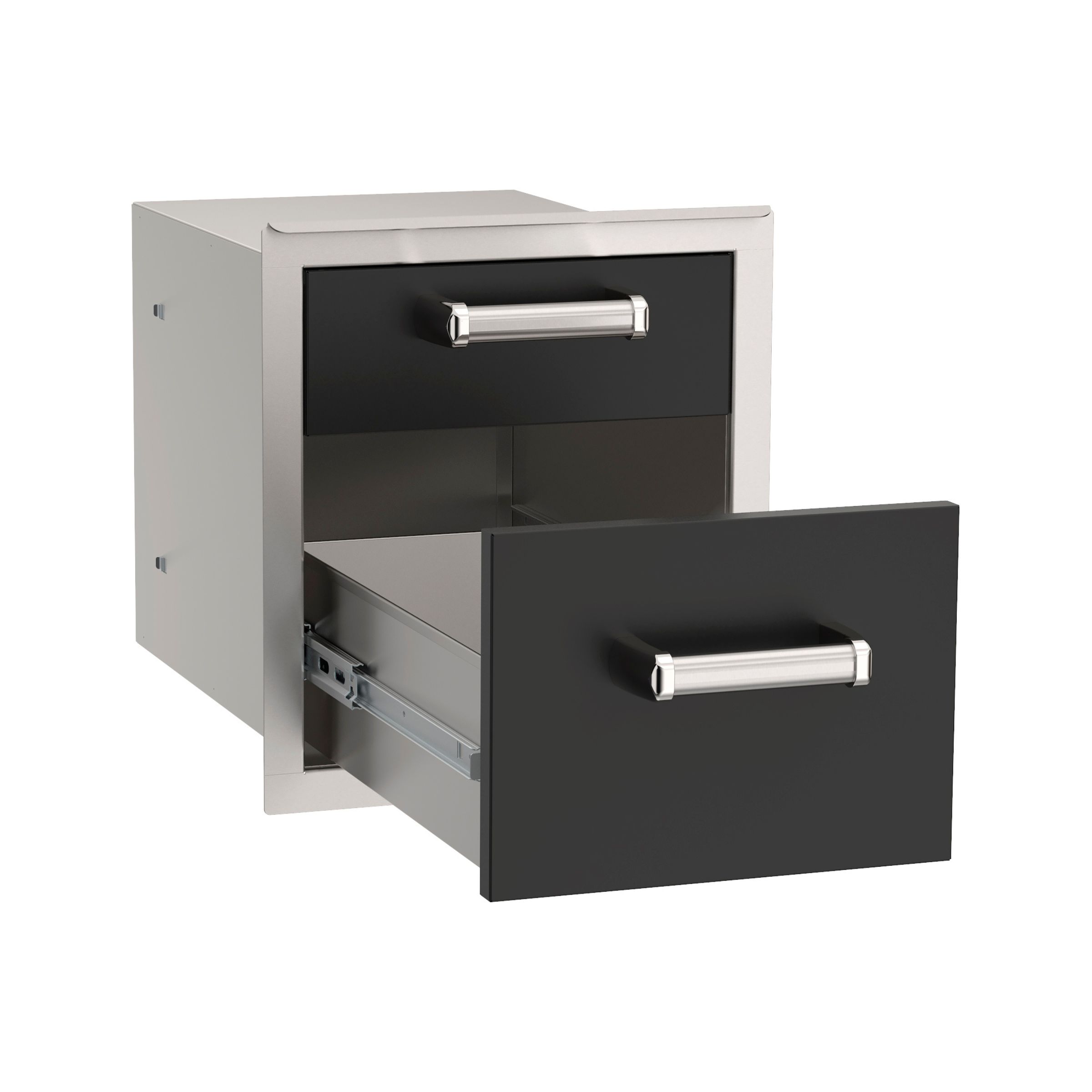 Fire Magic Echelon Black Double Drawer