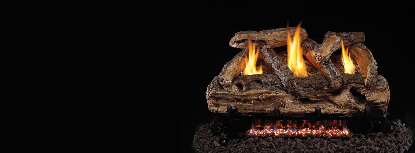 Real Fyre G9 Vent-Free LP Burner - Manual Control