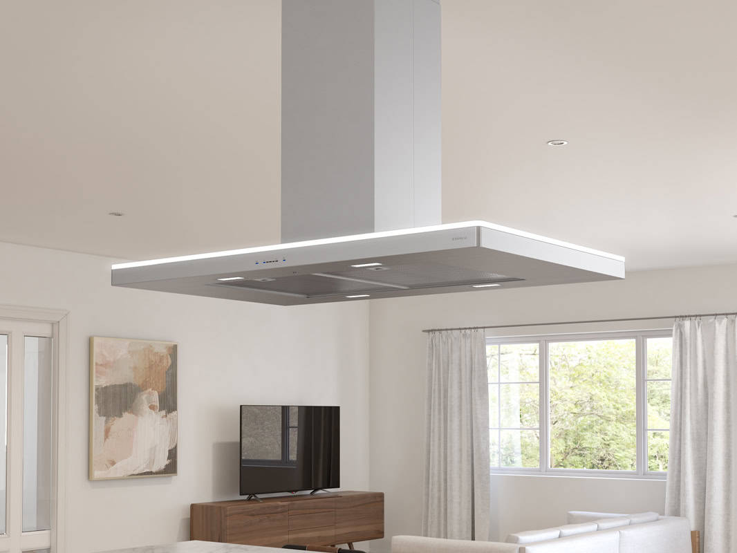 Zephyr Luce Island Hood 90cm LED 600 CFM ACT