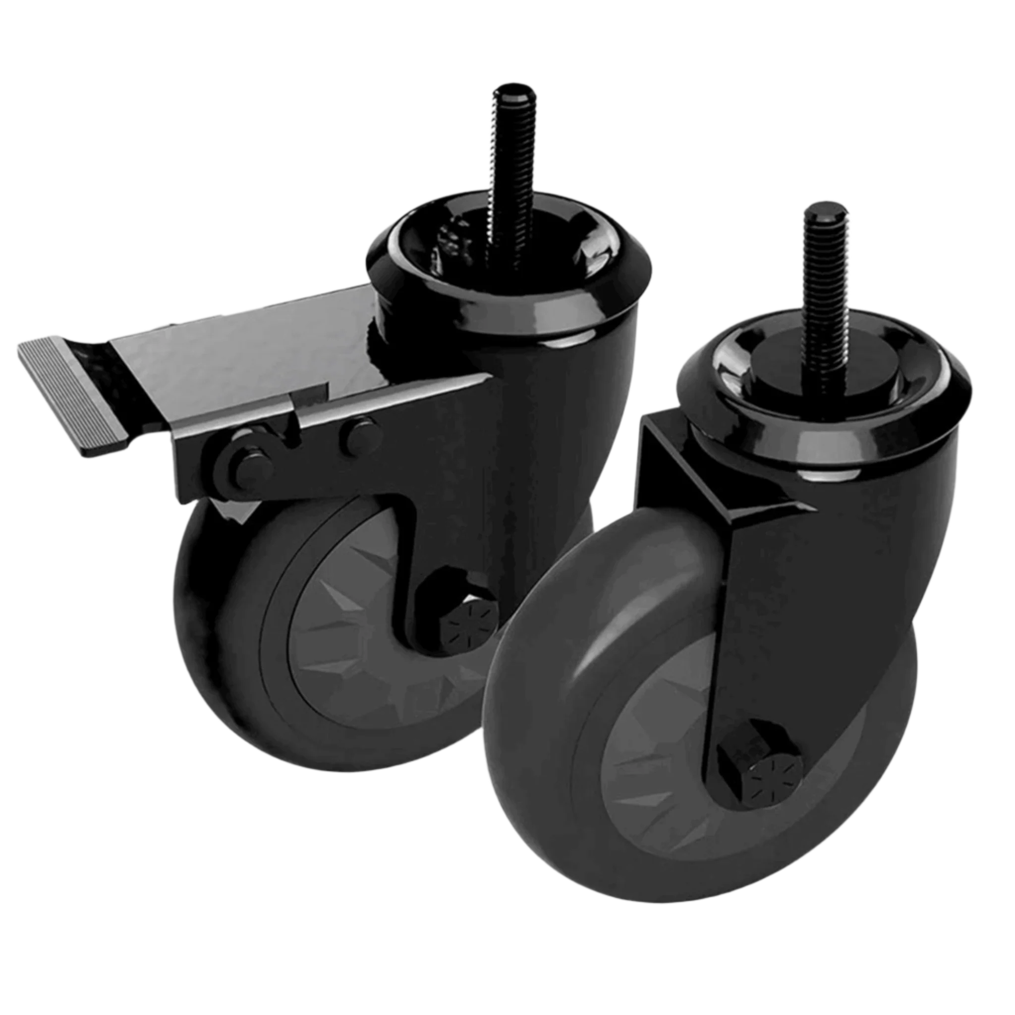 Big Green Egg 4 In Locking Caster Kit - Set Of 2 (4 Total)