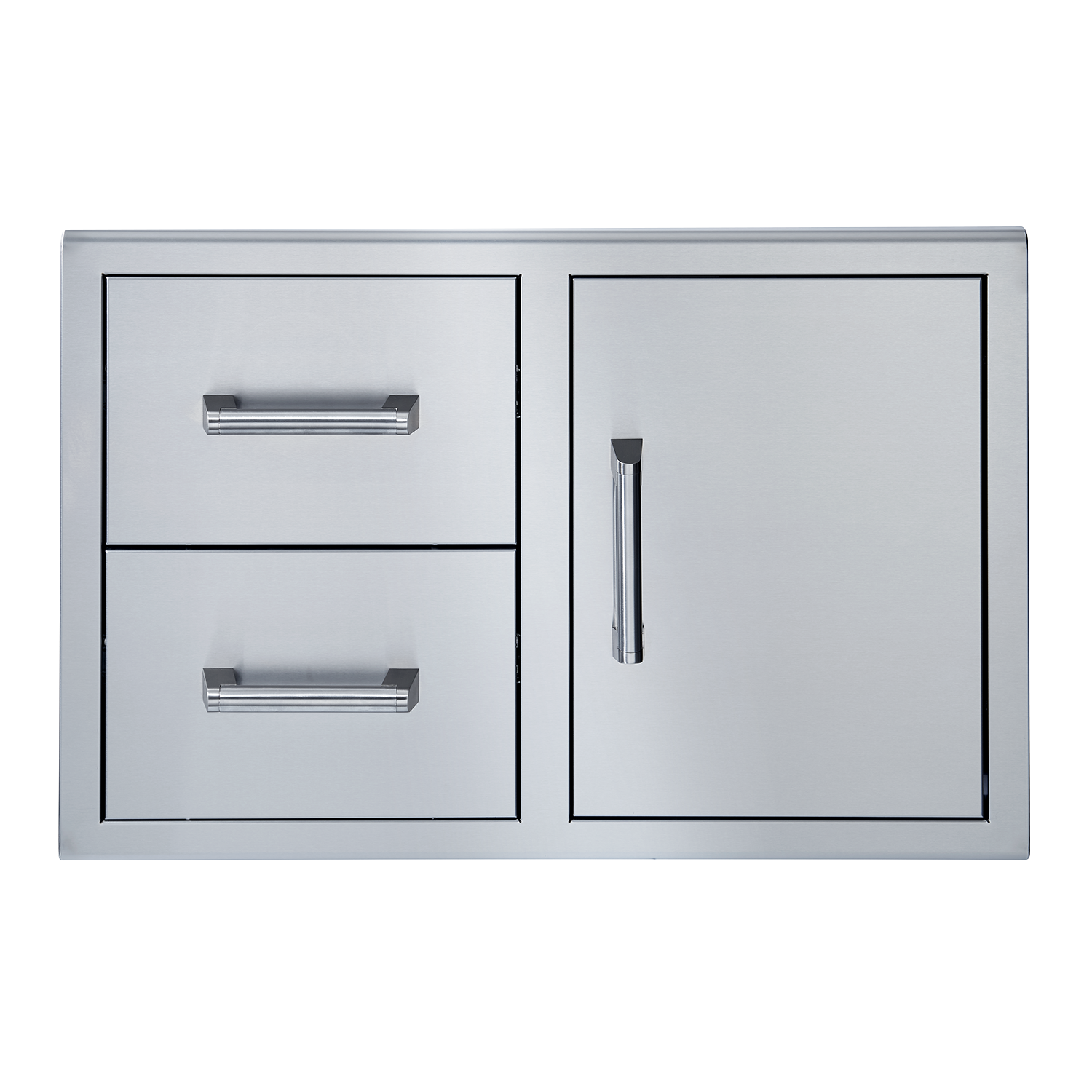 Broilmaster Single Door with Double Drawer, 34-in. W x 22-in. H