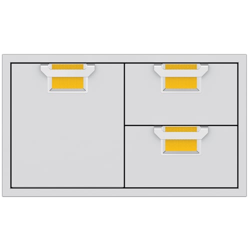 Hestan ASPIRE Double Drawer and Storage Door Combination 36"