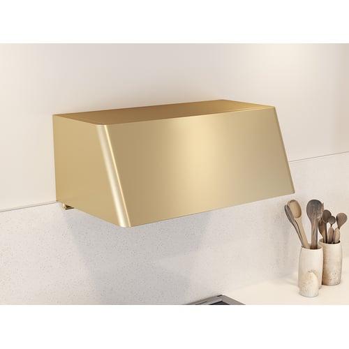 Zephyr Mesa Wall Hood 48" BODY ONLY Gold