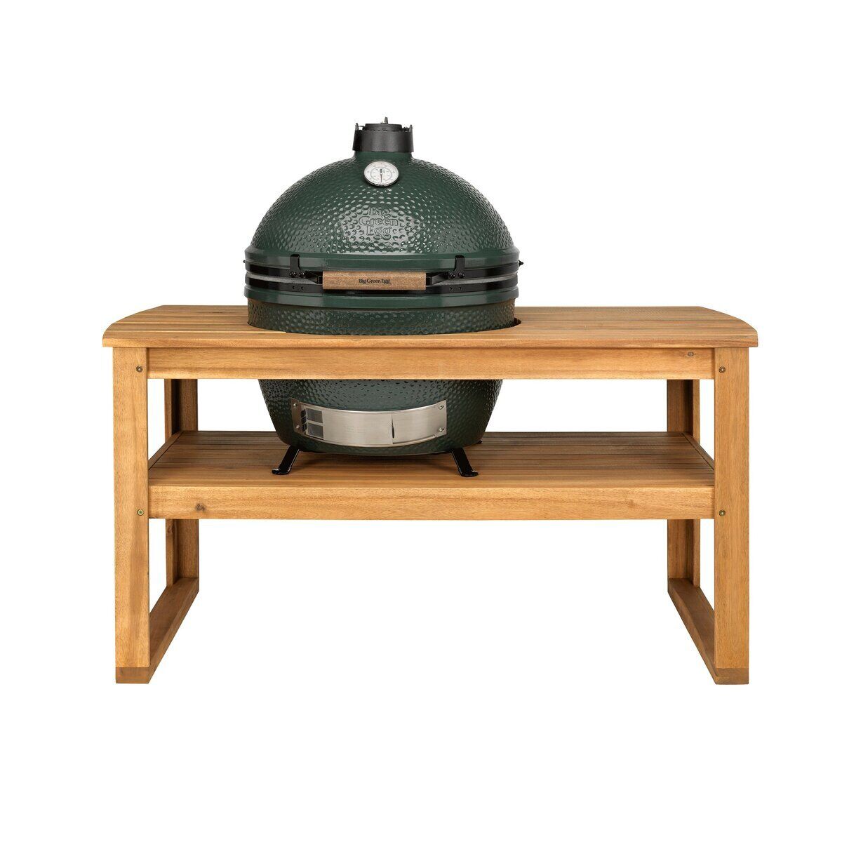 Big Green Egg Table - Solid Acacia Hardwood For Xl Egg