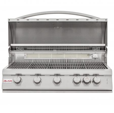 Blaze 40-Inch 5-Burner LTE Gas Grill with Rear Burner and Built-in Lighting System (Propane)