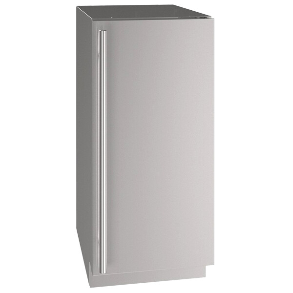 U-Line® 15" Stainless Solid Outdoor Refrigerator