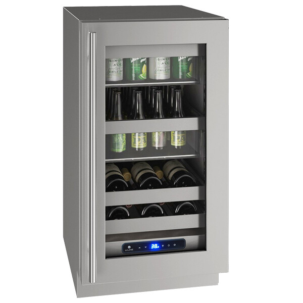 U-Line® 18" Stainless Steel Beverage Center