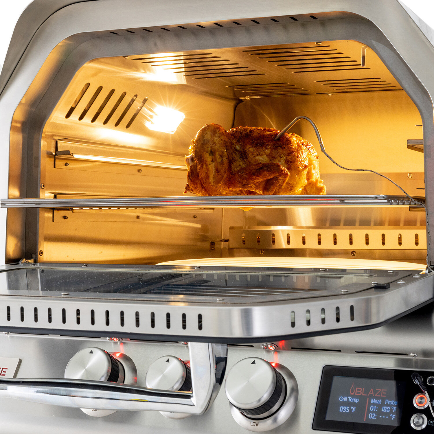 Blaze 26-Inch Gas Outdoor Oven With Rotisserie