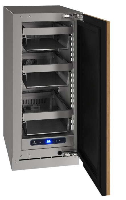 U-Line® 15" Stainless Solid Outdoor Refrigerator