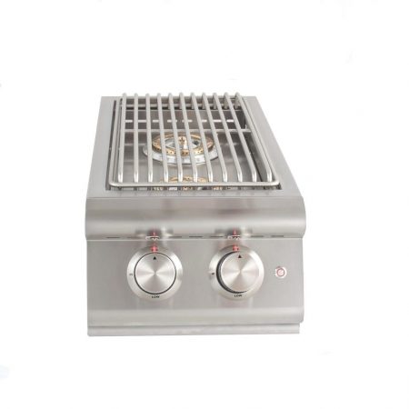 Blaze Built-In Premium LTE Double Side Burner with Lights (Natural Gas)