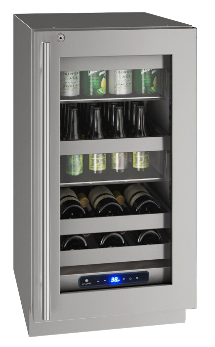U-Line® 18" Stainless Steel Beverage Center