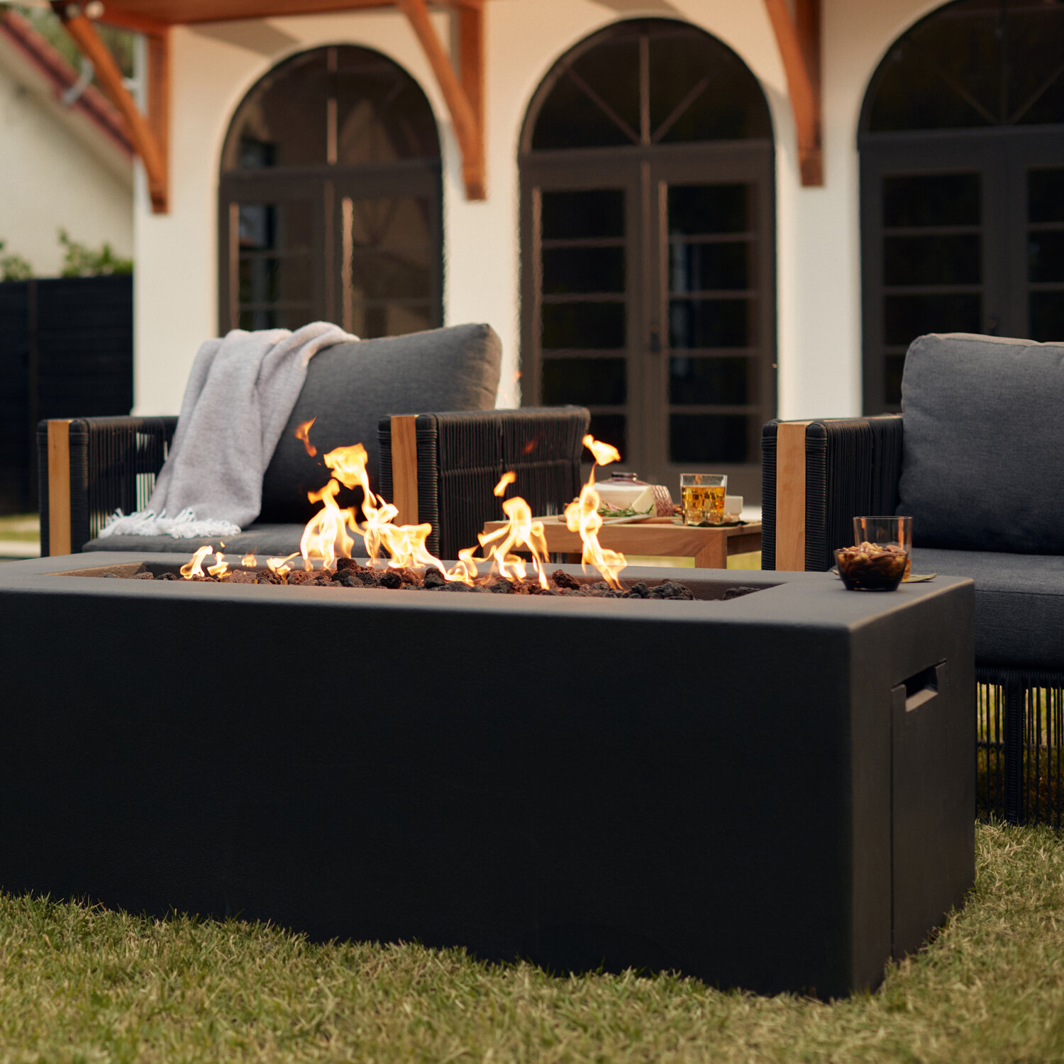 Blaze 60-Inch Rectangle Fire Table (Natural Gas)