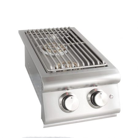 Blaze Built-In Premium LTE Double Side Burner with Lights (Natural Gas)