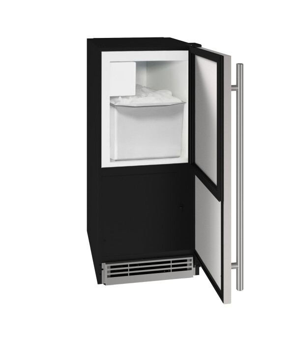 U-Line® 1 Class 15" 55 Lb. Stainless Solid Ice Maker