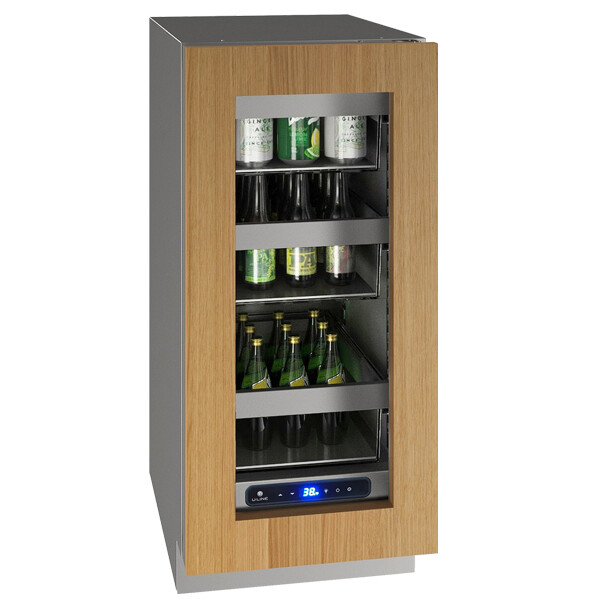 U-Line® 15" Stainless Solid Outdoor Refrigerator