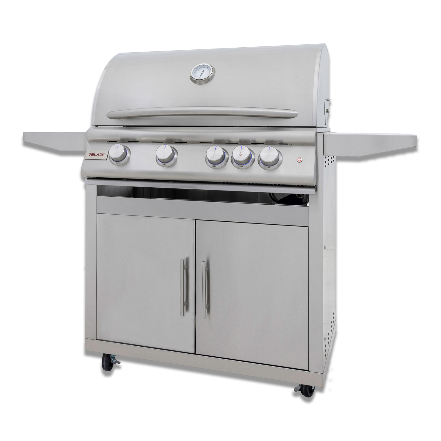 Blaze 32-Inch 4-Burner Premium LTE+ Gas Grill with Rear Burner and Built-in Lighting System (Natural Gas)
