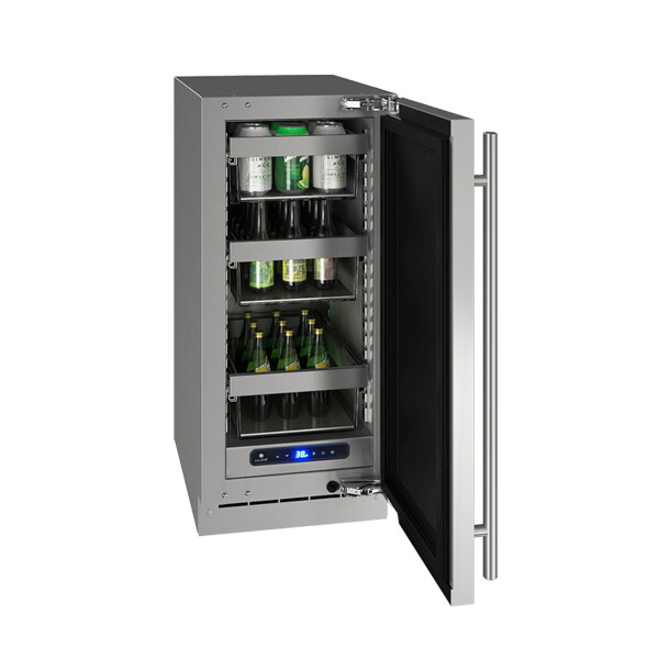 U-Line® Stainless Solid Outdoor Refrigerator